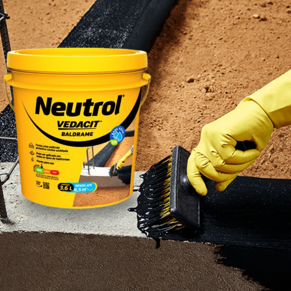 Impermeabilizante Aditivo Neutrol Vedacit 3,6L Obras Eficaz Sustentável Secagem Rápida em Oferta na Shopee