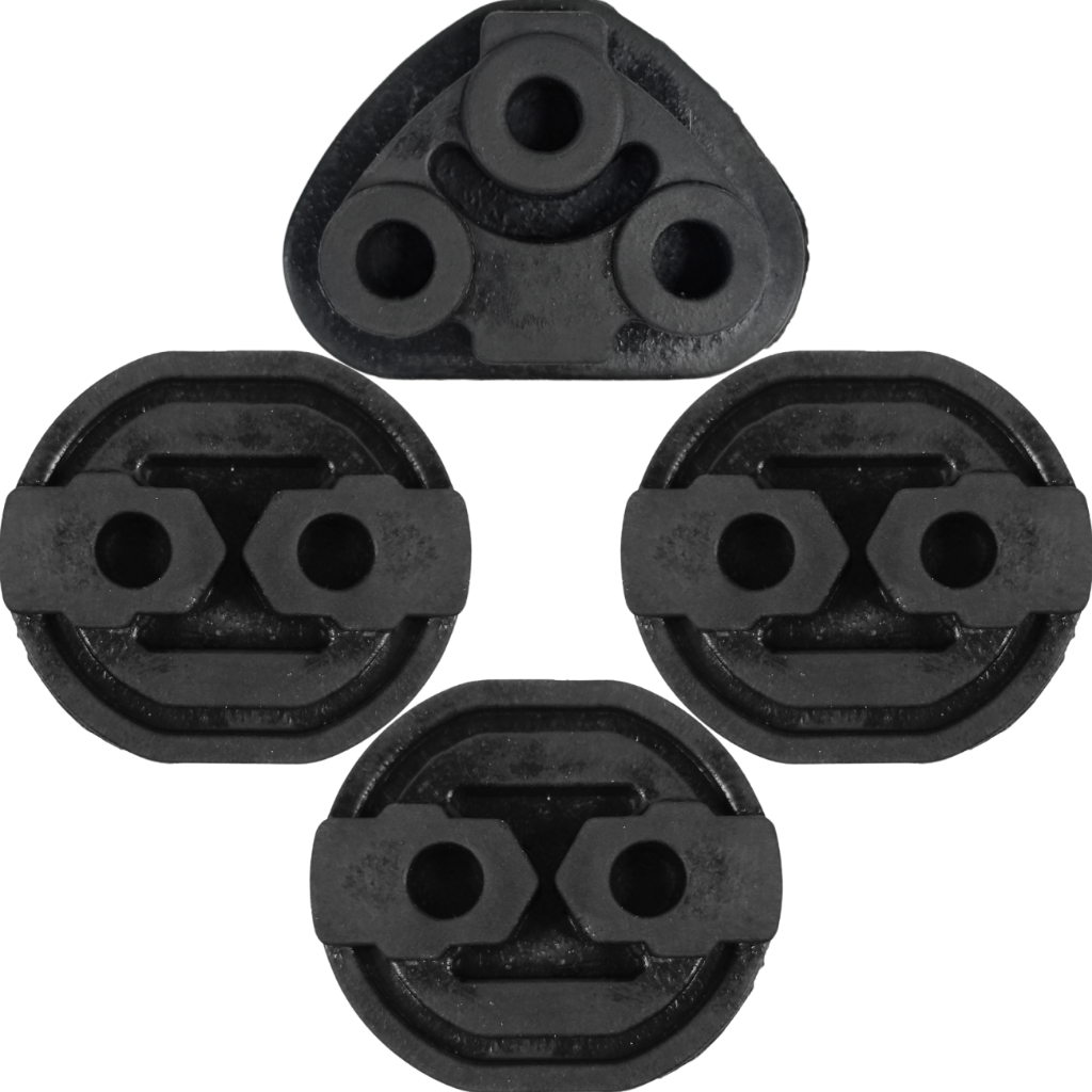 Kit 4 Coxim Escapamento Borracha Fiat Strada