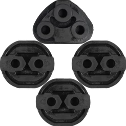 Kit 4 Coxim Escapamento Borracha Fiat Strada