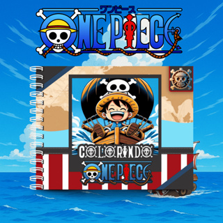Produto Livro De Colorir One Piece Capa Dura 50 Folhas de 180g em Oferta na Shopee