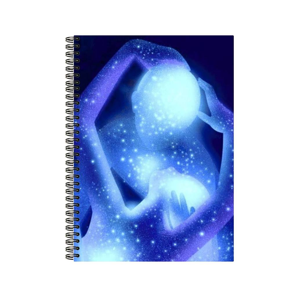 Caderno com Estética Azul – Simples, Bonito e Perfeito para Estudos ou Trabalho