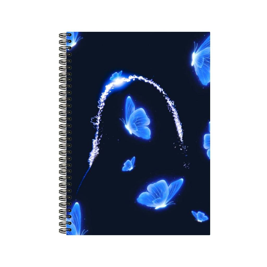 Caderno com Estética Azul – Simples, Bonito e Perfeito para Estudos ou Trabalho