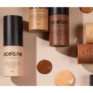 Base Líquida  Semi-Matte – Skin Foundation  Océane Edition 35ml em Oferta na Shopee