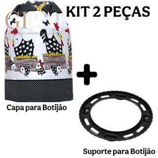 Kit 2 Peças Capa para Botijão 13Kg e Suporte - Preço de Fábrica! em Oferta na Shopee