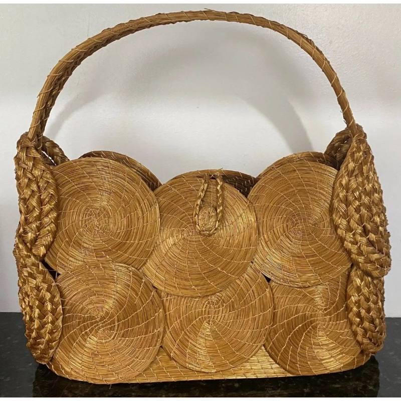 Bolsa De Capim Dourado - Original - Artesanato Do Jalapão