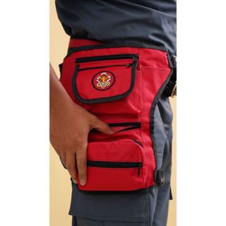 Bornal Bolsão De Perna Tradicional Vermelho em Oferta na Shopee