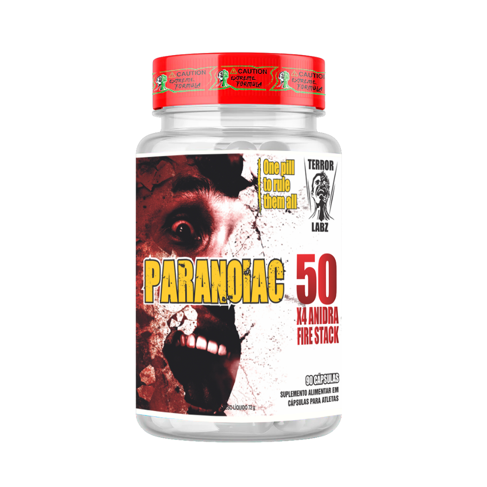 Termogênico Paranoic Extreme 90 Caps Terror Labs