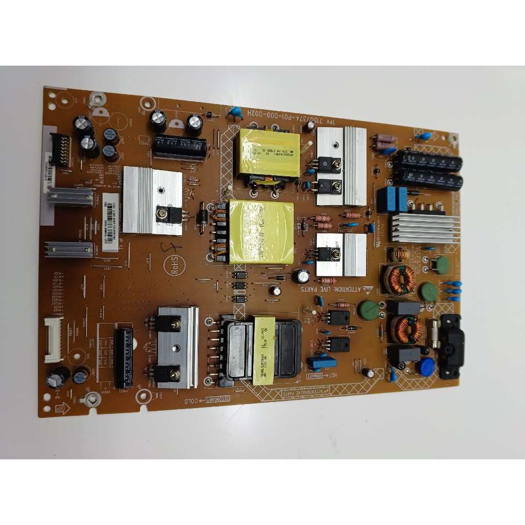 placa da fonte tv philips 55pug6102 / 715g7374-p01-000-002h