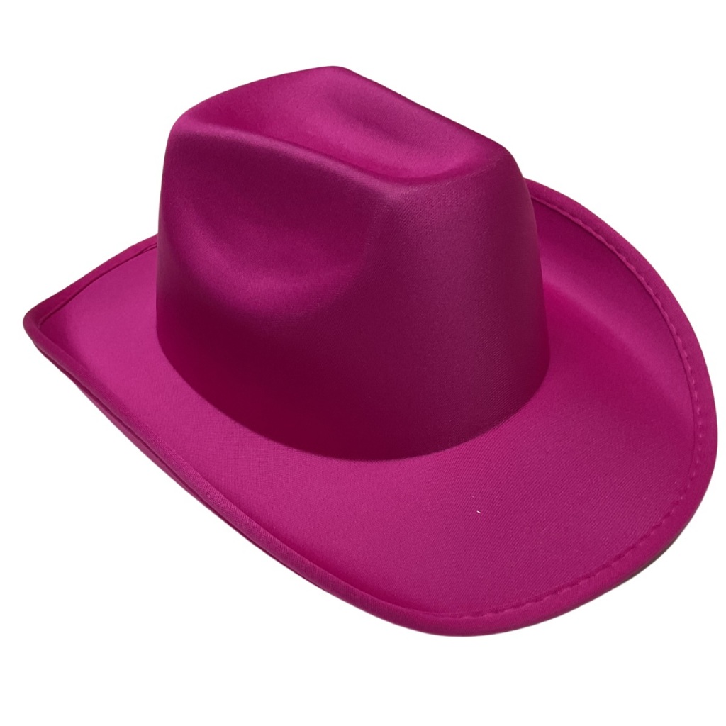 Chapéu Estilo Cowboy Infantil – Rosa Vibrante