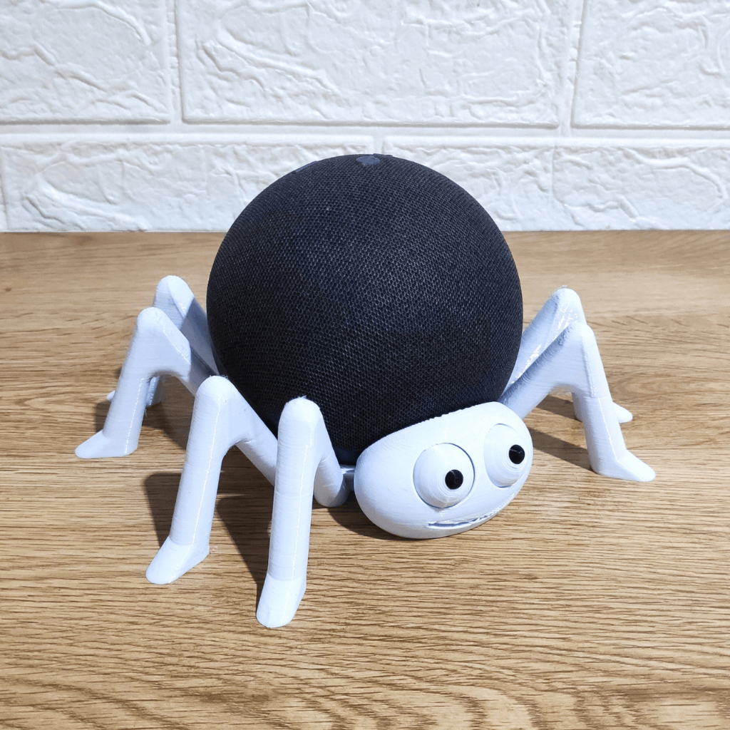 Alexa Suporte Azul Echo Dot 4° e 5° Geração Acessórios Alexa Quarto Escritório Formato Aranha