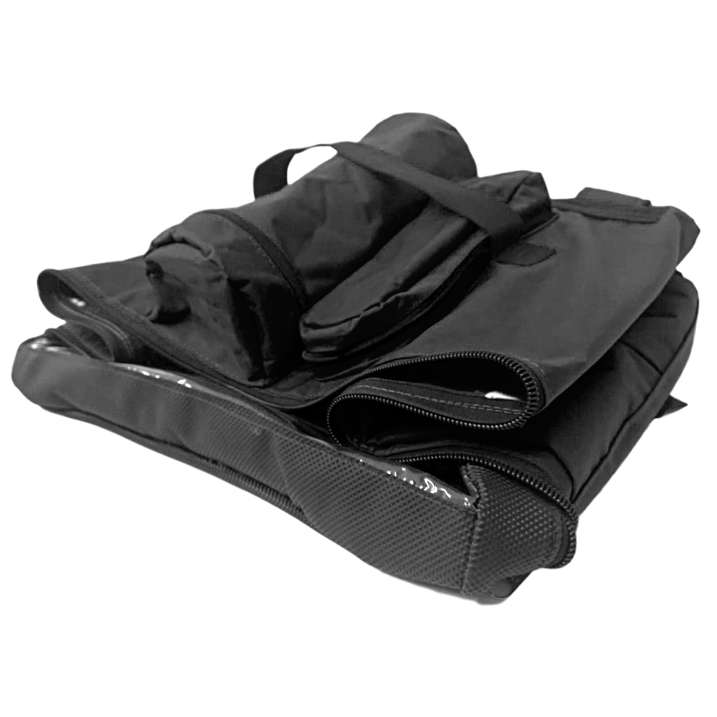 Capa Mochila Bag Motoboy  Reforçada, Delivery - Maquina Preta