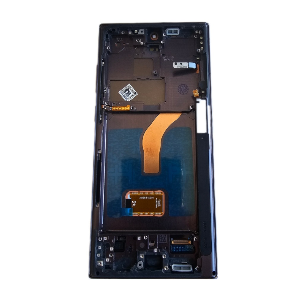 Tela frontal Display touch Compatível Com Galaxy S22 Ultra S908 original preto +