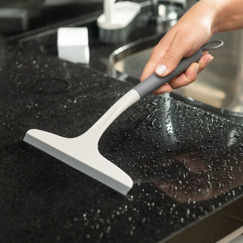 Rodo Multiuso Flow Bege Rodinho De Pia Cozinha Janela Box De Banheiro em Oferta na Shopee