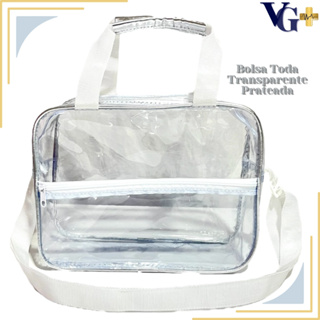 Bolsa Toda Transparente com Zíper - Profissional e Versátil em Oferta na Shopee