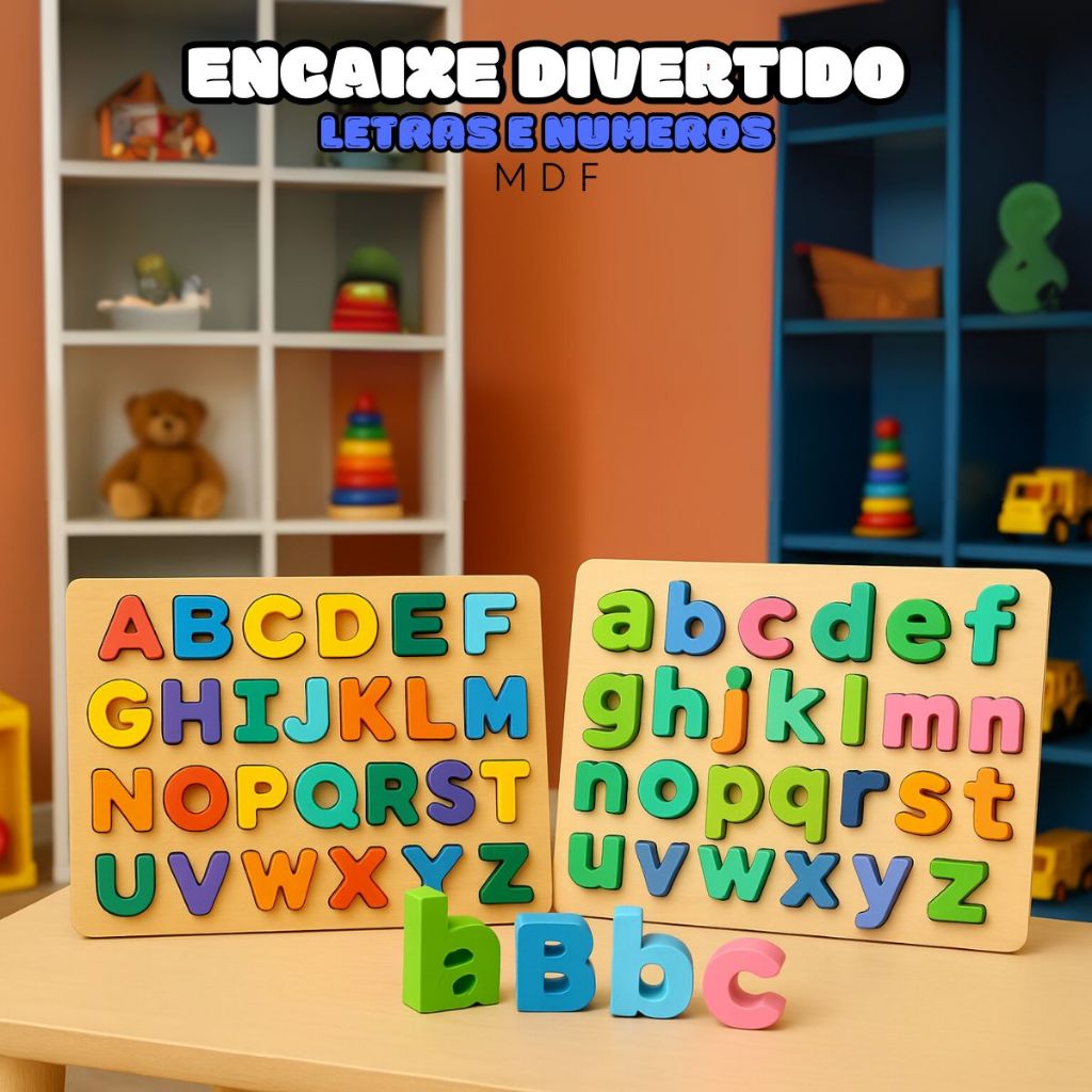 Quebra-Cabeça de Encaixe  Números Divertidos Tons Pastéis Educativo Matemática Candy Colors Letras em Oferta na Shopee
