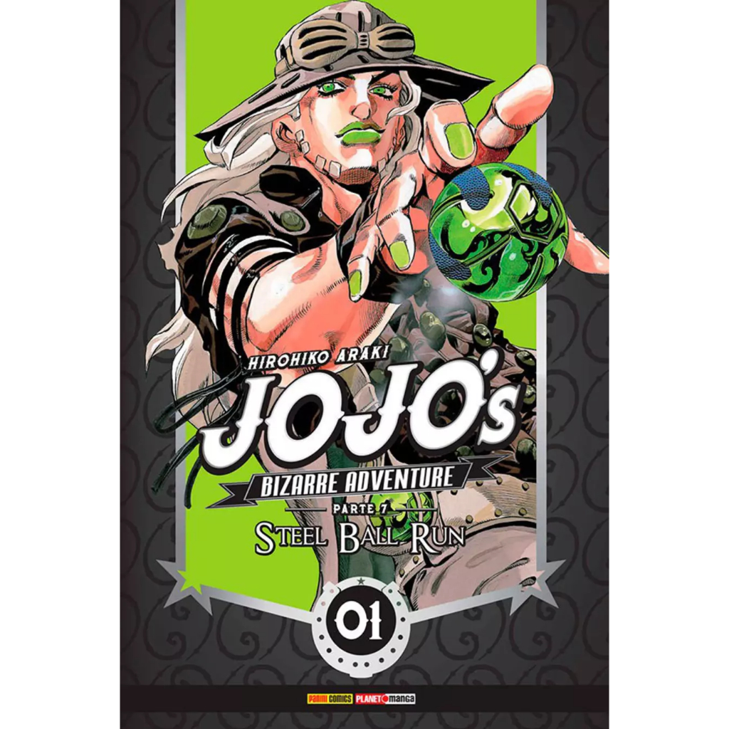 Jojo's Bizarre Adventure – Parte 7 – Steel Ball Run 01 em Oferta na Shopee