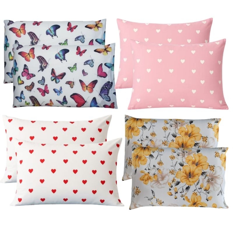 kit 2 fronha Tecido Percal 180 Fios 100% Algodão Luxo em Oferta na Shopee