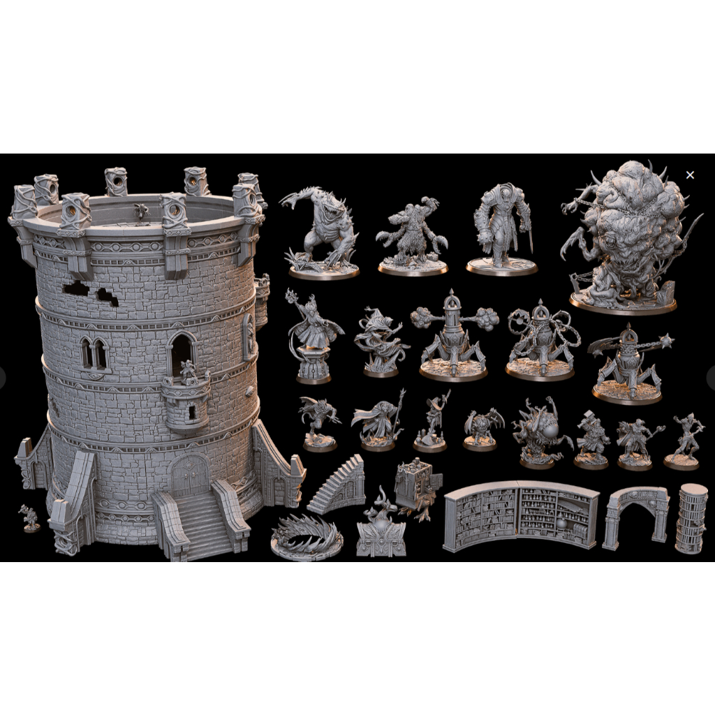 MINIATURAS e RPG Dungeons & Dragons  Coleção - Tower of Madness