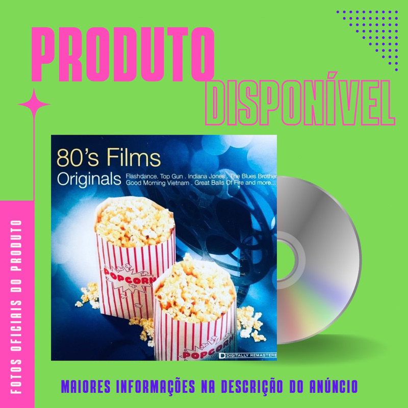 CD 80’S FILMS ORIGINALS - Irene Cara, Berlin, Ben E. King, Richie Valens, Phil Phillips *