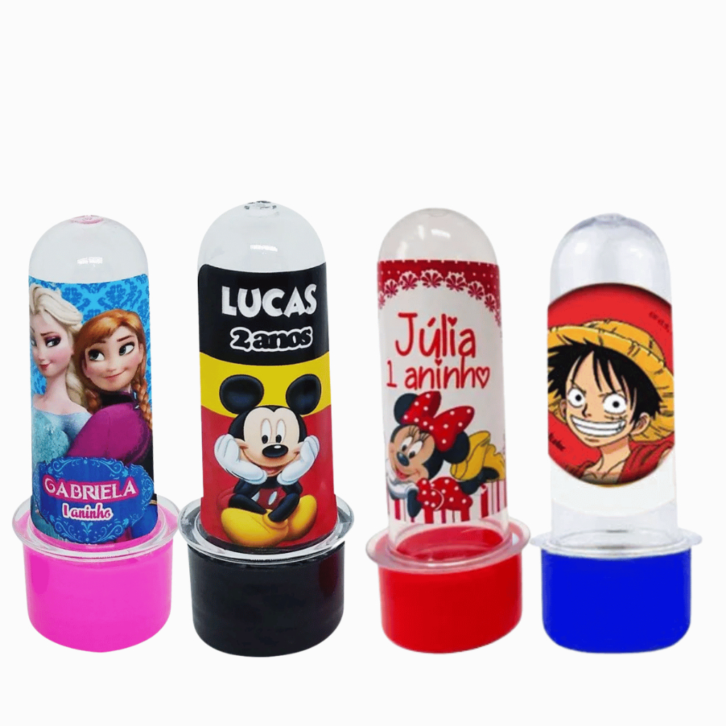 Kit Mini Tubetes Personalizados Lembrancinha Aniversario Festa Qualquer Tema