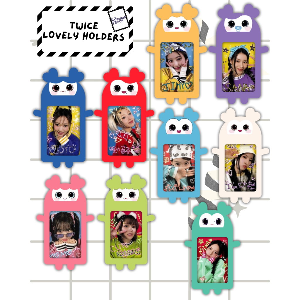 Kpop Idol Twice Porta-Cartões /Card Holder  (chaveiro porta photo photocard) De Polaseal  - a