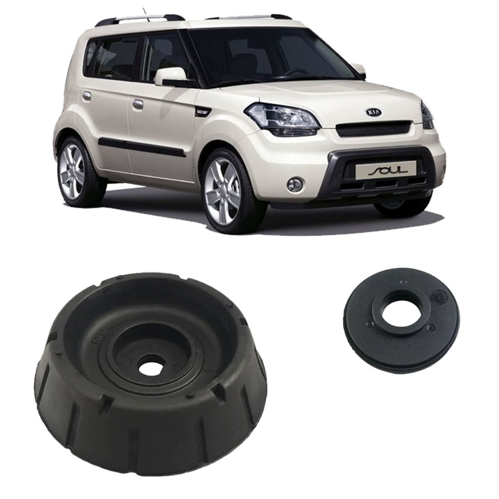 Coxim + Rolamento do Amortecedor Dianteiro Kia Soul 2010 2011 2012 2013 2014 2015 Até 2020