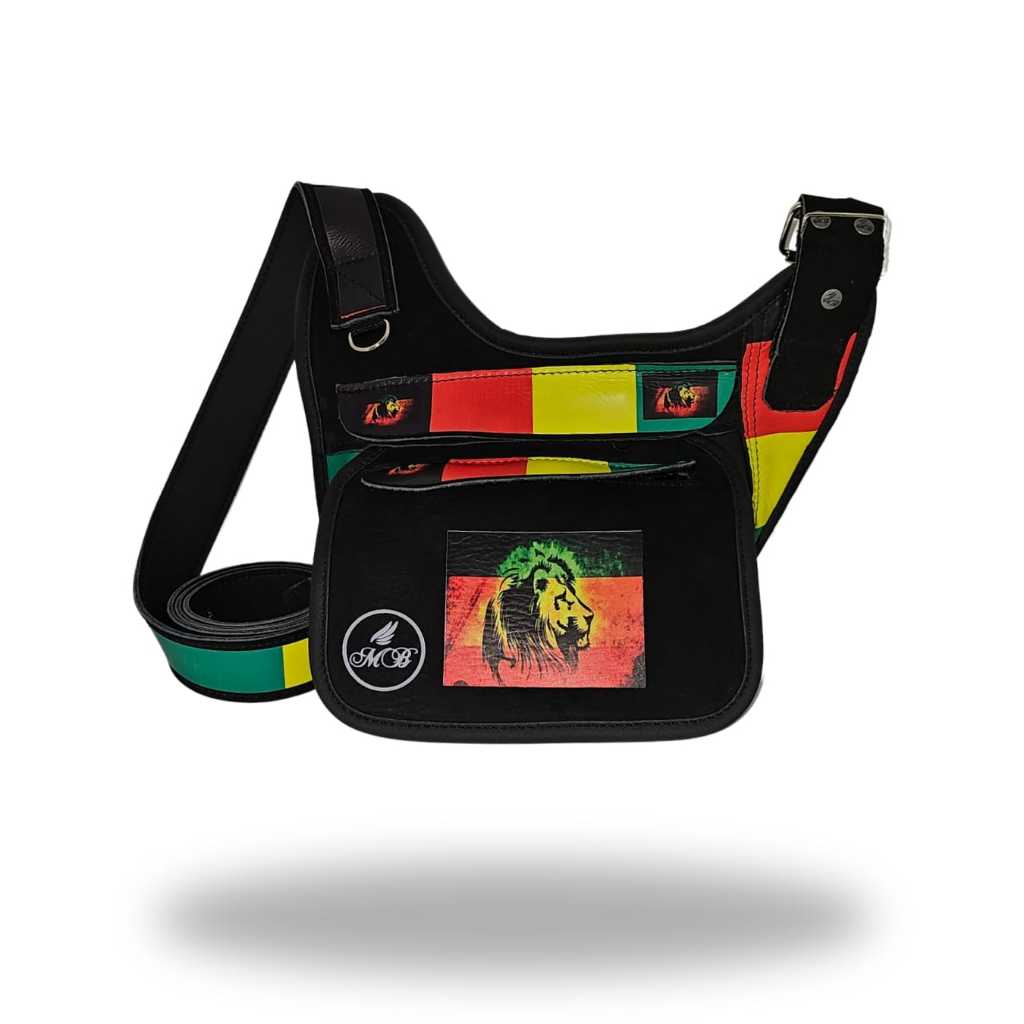 Pochete Rastafari em Couro Legítimo MB Confecção