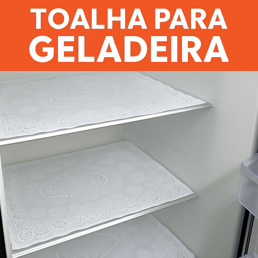 Toalhas de Geladeira com 3 Renda PVC Lavável 45x30cm em Oferta na Shopee