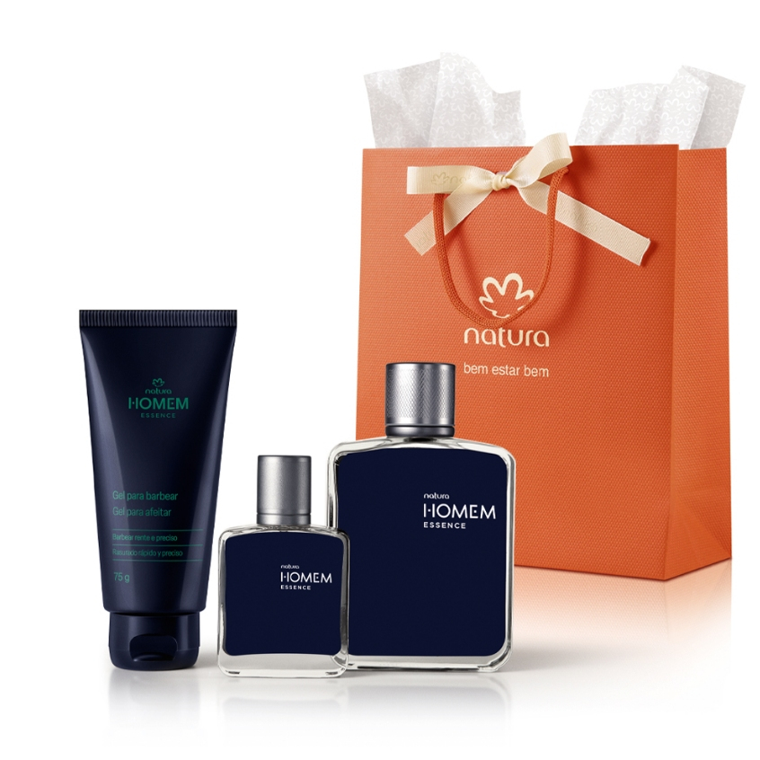 Presente Natura Homem Essence (3 itens) em Oferta na Shopee