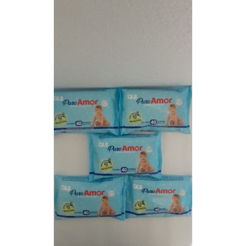 promoção limpa estoque 1kit=5x40un - Qualybless (QLB), cuidado, higiene com muito mais carinho pro seu bebê.