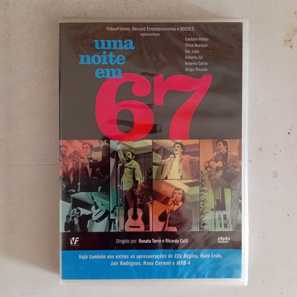 DVD Uma Noite Em 67 - Caetano Veloso - Chico Buarque - Elis Regina - Edu Lobo - Lacrado