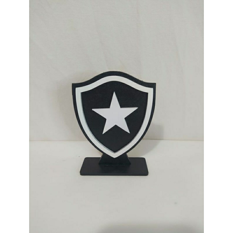 Escudo Mini Totem Estrela Solitária Botafogo o glorioso BMK ART'S