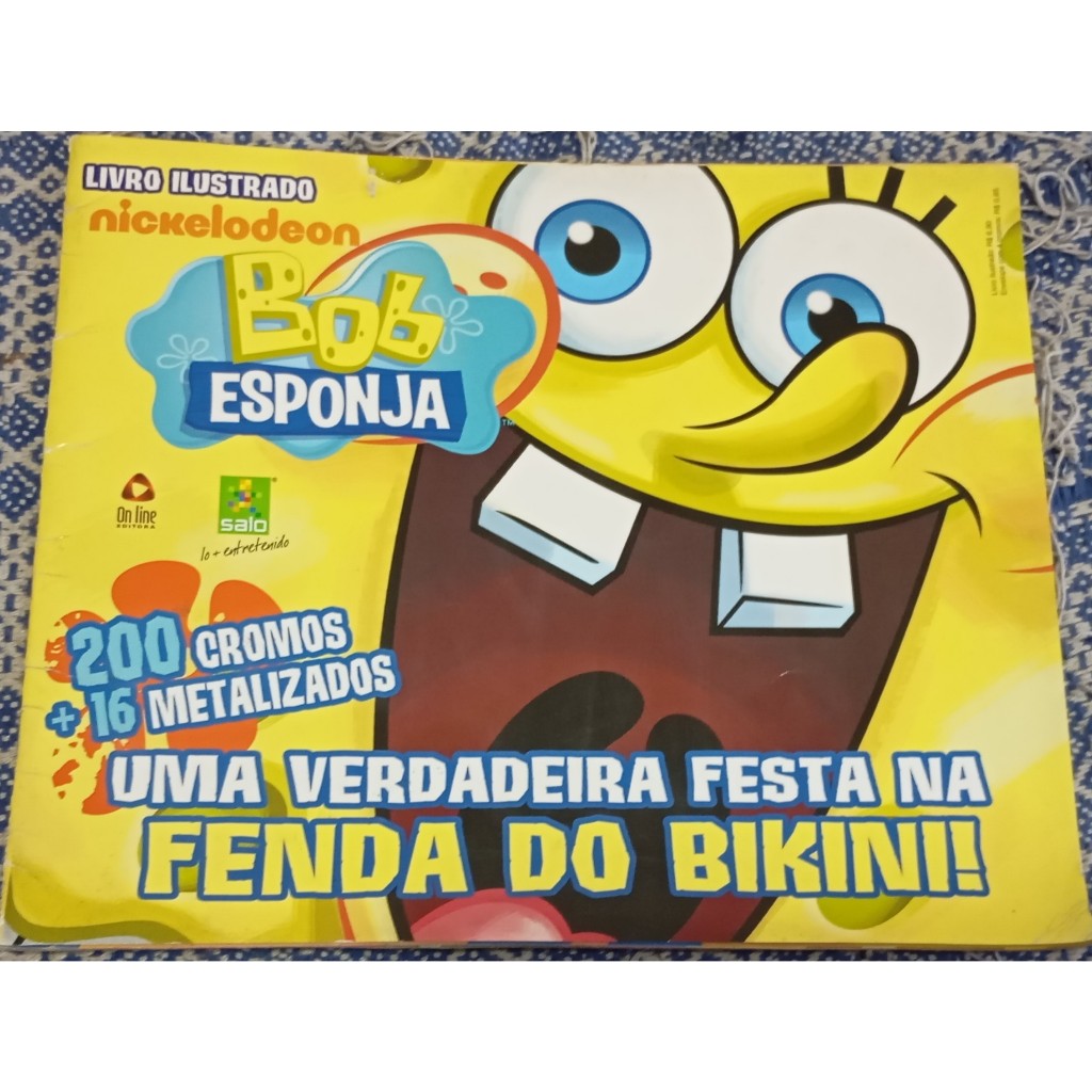 Álbum De Figurinhas Vazio Bob Esponja On Line 2011