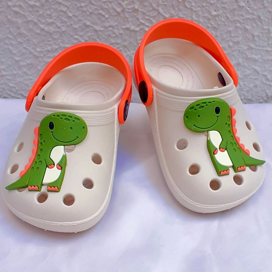 Babuche Infantil Antiderrapante Confortável Kids Menino BABU OFF/ DINO FOFINHO