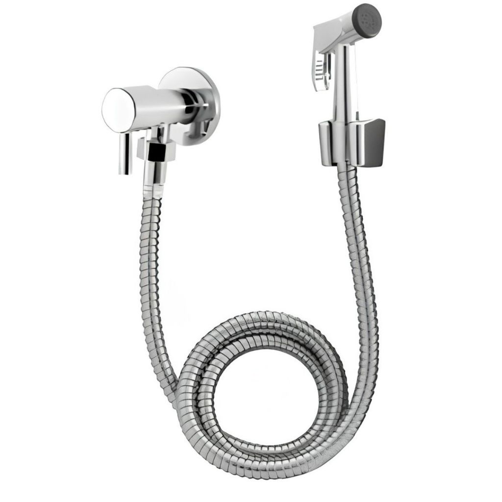Ducha Higiênica 1/4 De Volta Metal Cromada Chuveirinho Banheiro Completa 1,2m em Oferta na Shopee