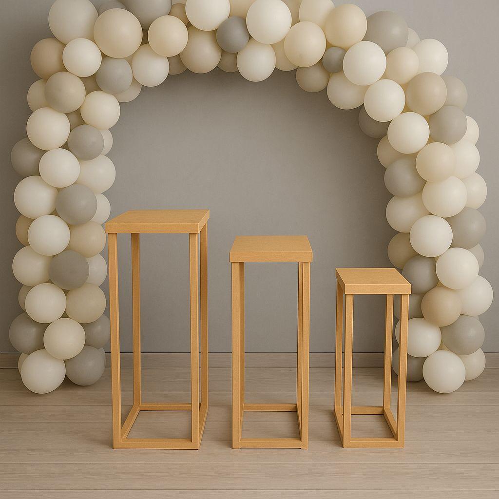 Trio Mesa P M G MDF Decorativo Desmontável para Festa Expositor Doces Lembrancinhas Mesa Posta em Oferta na Shopee