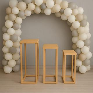 Trio Mesa P M G MDF Decorativo Desmontável para Festa Expositor Doces Lembrancinhas Mesa Posta em Oferta na Shopee