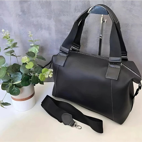 Bolsa Feminina Bau alça Mão Transversal ziper bolso interno e externo Forrada Premium Estilosa Grande Mães