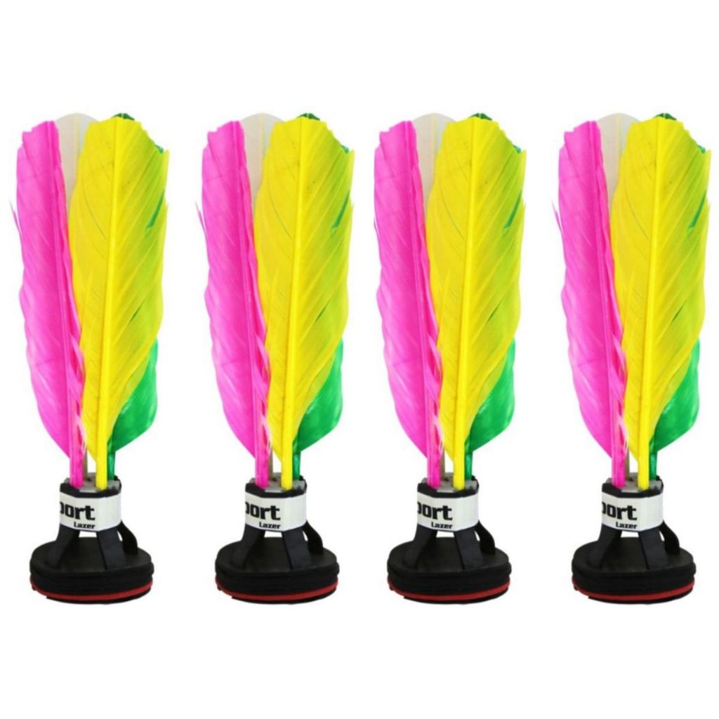 Kit Com 4 Petecas Popular Coloridas Recreativas Promoçåo
