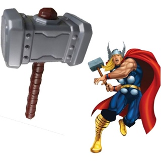 Martelo Marreta Plástico Acessório Fantasia Cosplay Herói  Thor em Oferta na Shopee