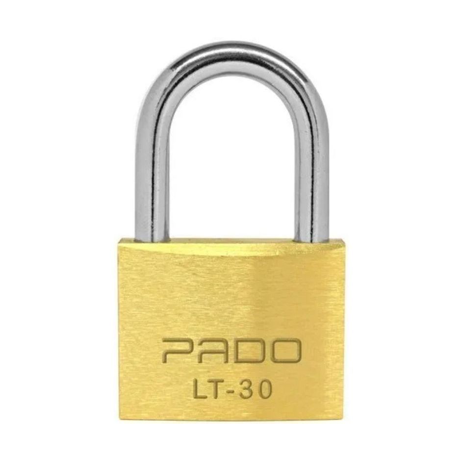 Cadeado De Latão Pado Lt - 30mm 2 Chaves Não Enferruja