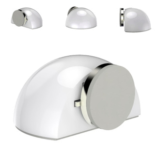 Trava Porta Magnético Fixação Fita Dupla Face Com Imã Evita Bater De Portas Madeira Vidro Metal TOP em Oferta na Shopee