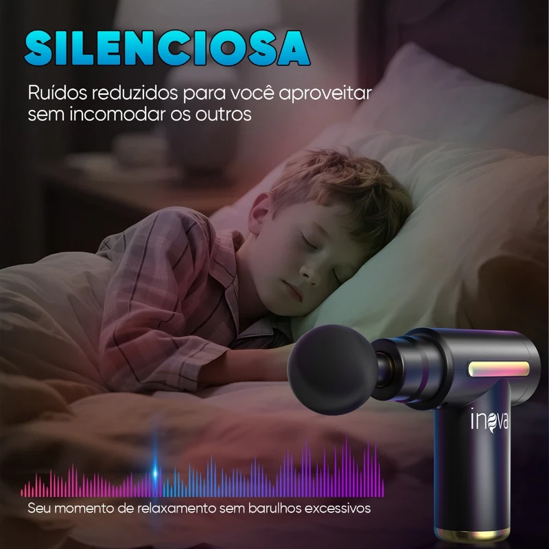 Pistola de Massagem Elétrica Inova para Tecidos Profundos — foto 8