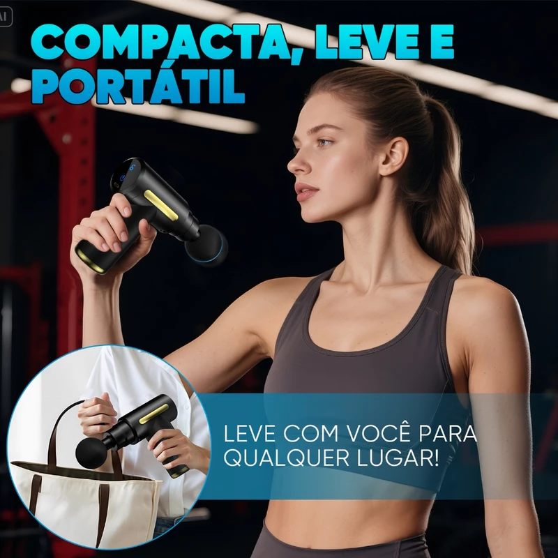 Pistola de Massagem Elétrica Inova para Tecidos Profundos — foto 3