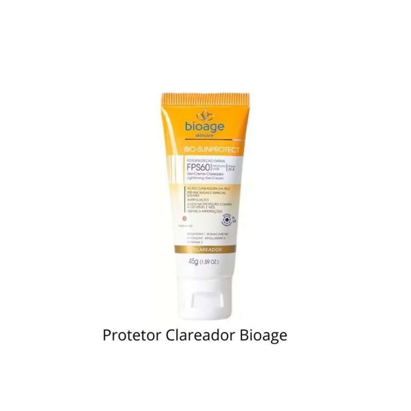 BIO-SUNPROTECT FPS60 GEL CREME CLAREADOR BIOAGE 45g 1079-A