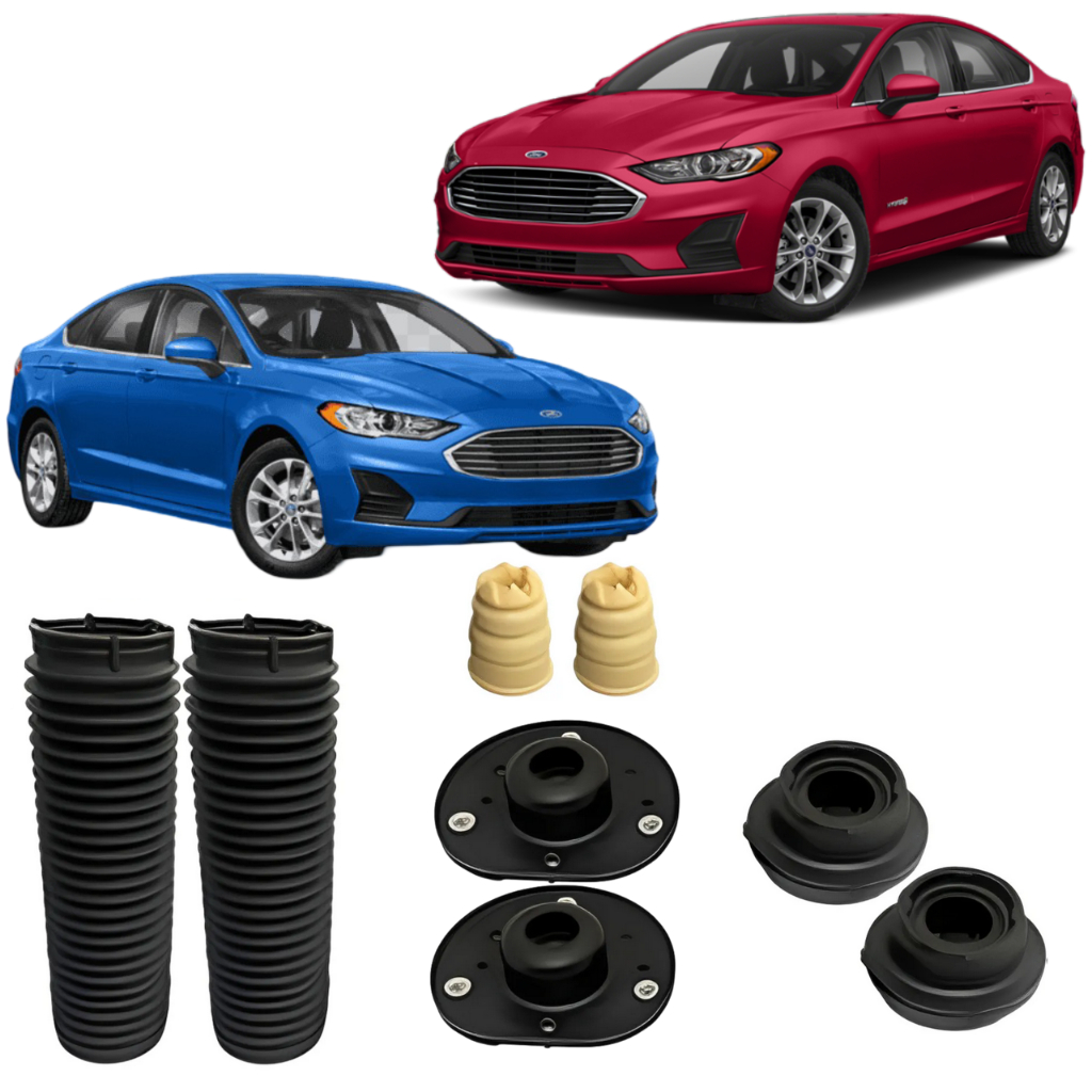 Par Kit Dianteiro Coxim Batente Coifa Ford Fusion Titanium 2014 Até 2019