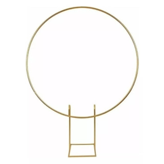 Arco de festa Painel Redondo Dourado Decoração Bexiga em Oferta na Shopee