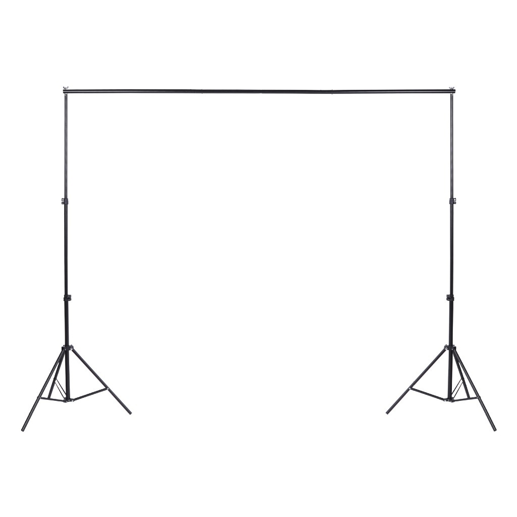 Suporte Fundo Infinito+ Bolsa+ 4 Presilhas Fotográfica 2x2