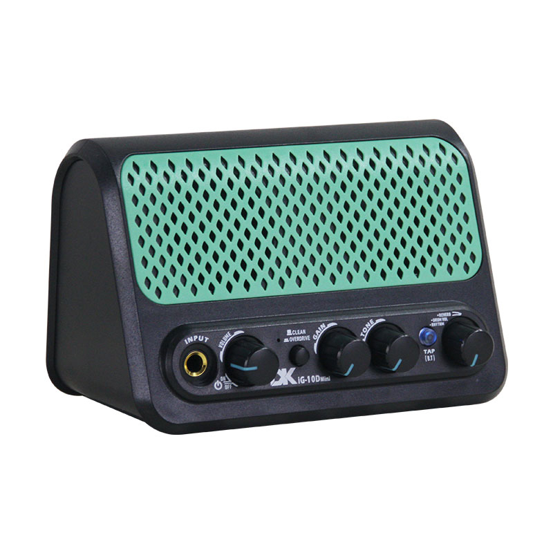 Mini amplificador de guitarra elétrica DK, 10 W, Bluetooth, com efeitos de reverberação e overdrive, bateria de lítio em Oferta na Shopee