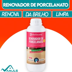 Renovador de Porcelanato Cerâmica Tira Arranhões 1kg - BELLINZONI